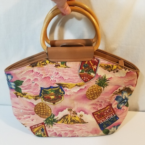 RELIC brand Womens Purse Pink Tropical Miami beach